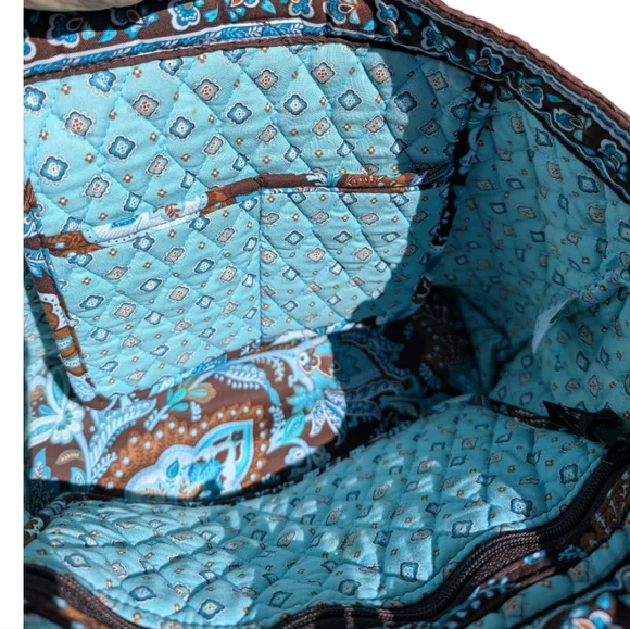 Vera Bradley Java Blue Tote (EUC) - Picture 9 of 10
